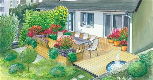 Перепланировка просторной террасы