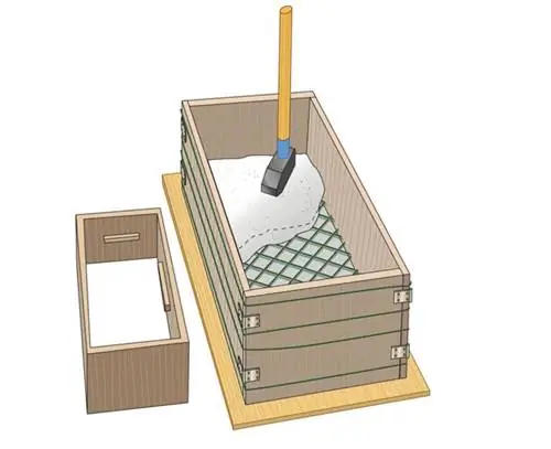 Изготовление кашпо из литого камня своими руками: Шаг 1