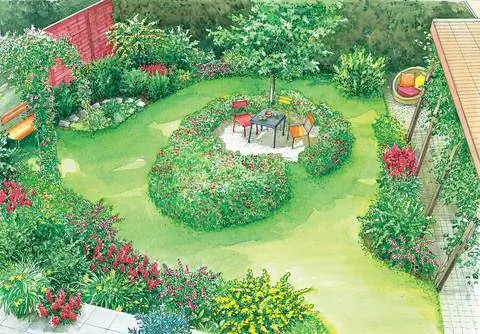 Сиденье Stadtgarten у эвкалипта