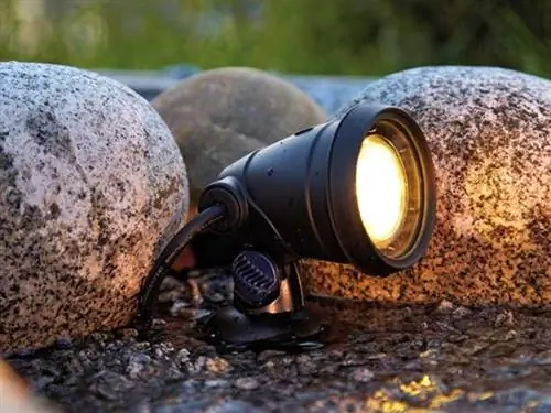 Освещение пруда Оазис