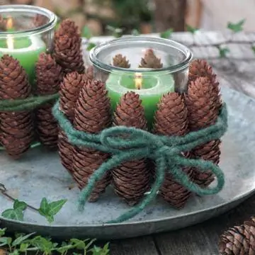 Фонари со свечами