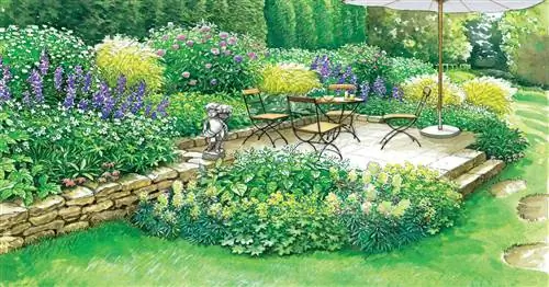 Новое место в море цветов