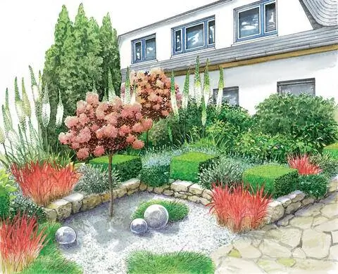 Гравийная площадка с дымовой завесой стандарт