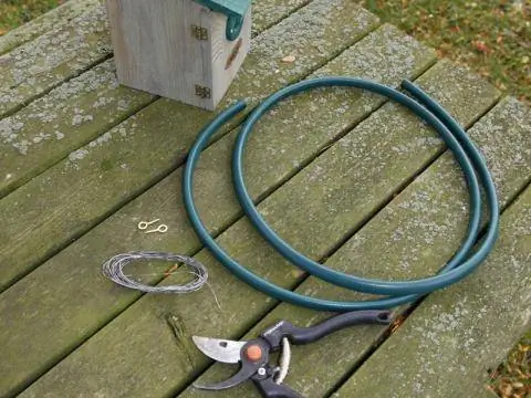 шланг ножницы кормушка для птиц