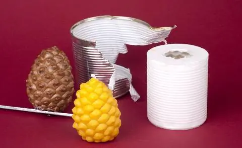 Резиновая форма для самодельной свечи