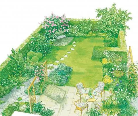 Рисование ароматного сада