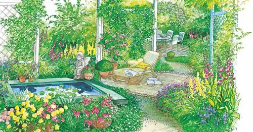 Очаровательная зеленая комната