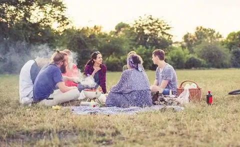 Барбекю в парке