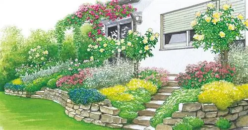 Террасные кровати на высоком уровне