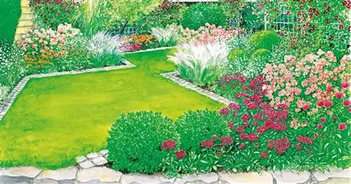 Террасный сад производит большое впечатление