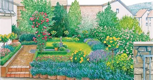 Цветочные идеи для переднего двора