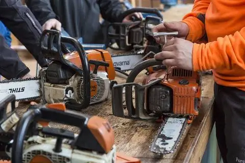 Обслуживание бензопилы