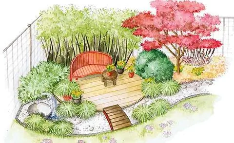 Сиденье и бамбук