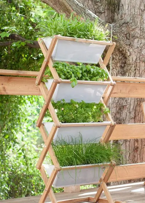 Сборная система для вертикального садоводства