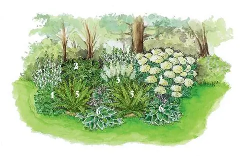 Идея дизайна кровати на опушке леса