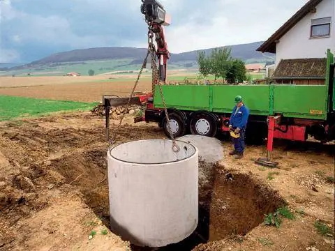 Бетонный кран-цистерна