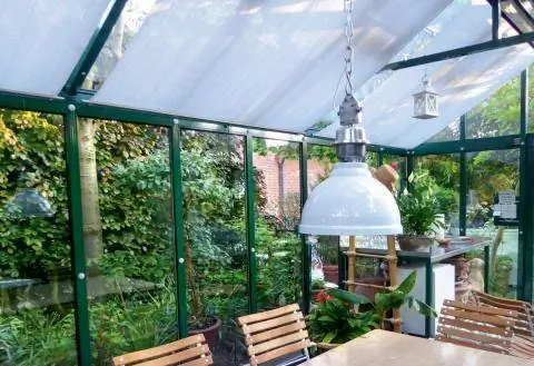 Комбинация зимней теплицы