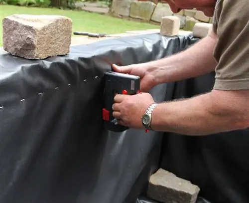 прикрепить фольгу