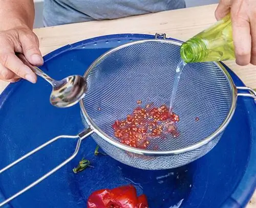 промыть семена