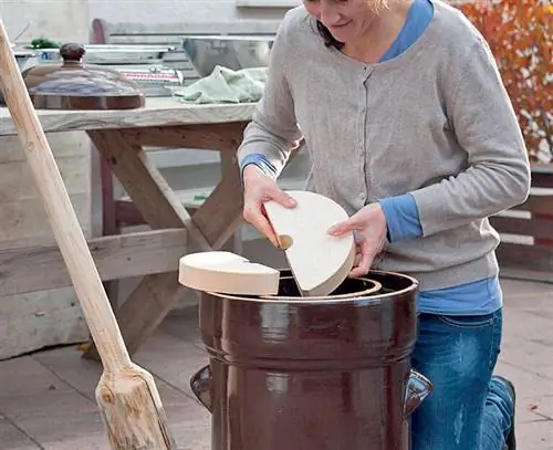 Камень-утяжелитель Производство квашеной капусты