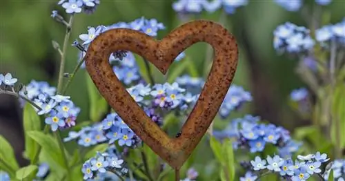 Украшение для сада с патиной ржавчины