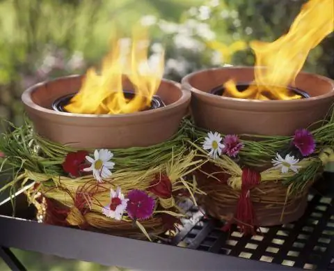 Чаши с топливной пастой