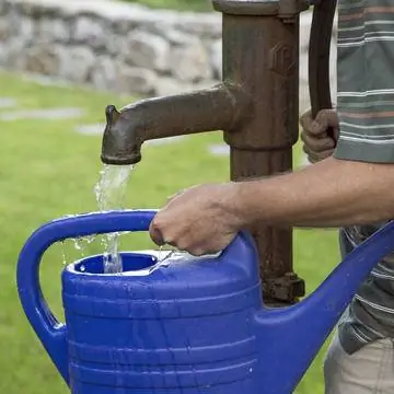 Заполните лейку