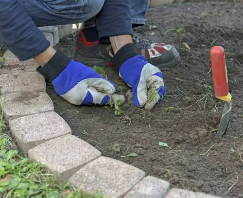 удалить сорняки