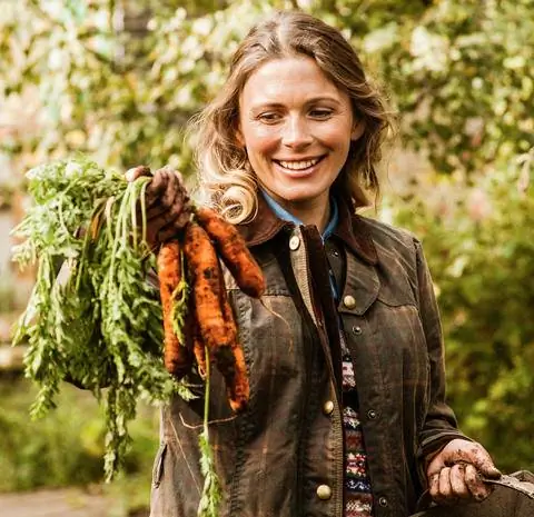 Свежесобранная морковь