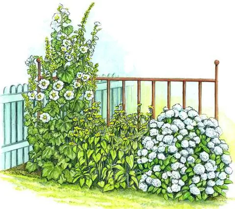 Металлический забор с эффектом ржавчины