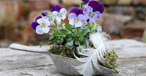 Потертый шик с весенними цветами