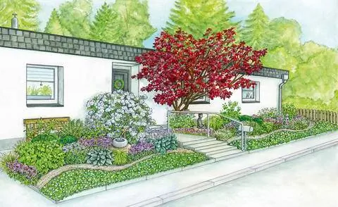 Предлагаемое решение для переднего двора