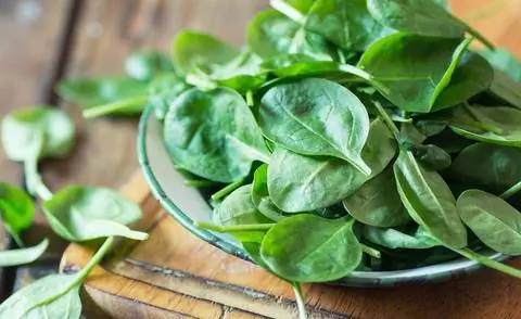 Готовый шпинат