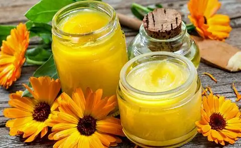 Мазь для ран, мазь из календулы