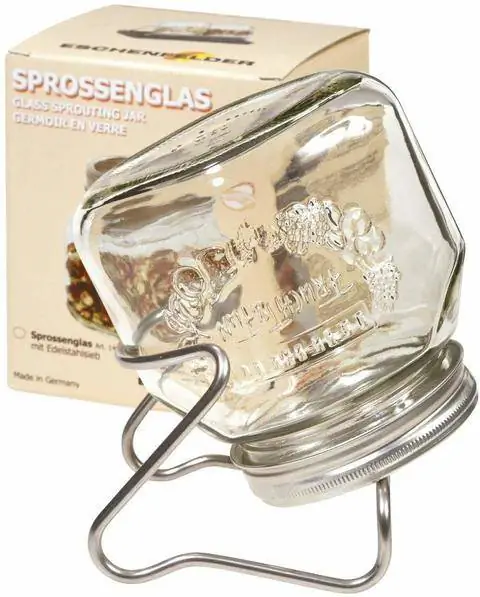 Стакан для ростков 750 мл Eschenfelder в раме из нержавеющей стали