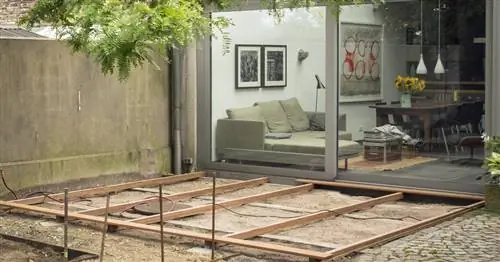 Правильная основа для деревянной террасы