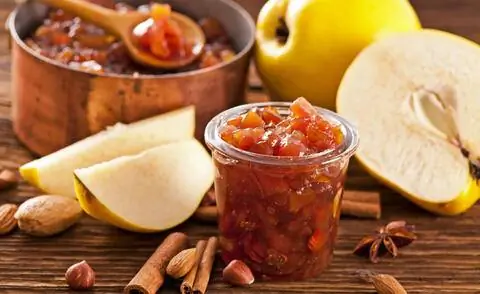 Варенье из айвы с корицей и бадьяном