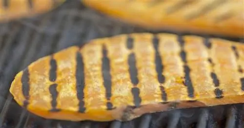 Приготовление сладкого картофеля на гриле: Вот как он отлично получается