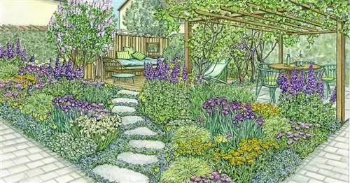 Большое удовольствие от работы в саду на небольшом пространстве