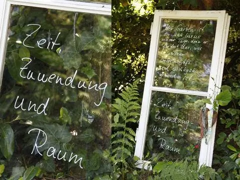 12 идей украшения садовой оконной рамы