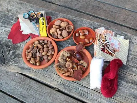 Материалы для осенних животных