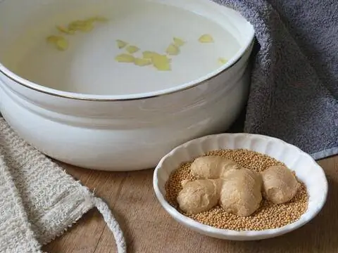 Ванночка для ног с имбирем