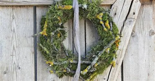 Сделайте свой собственный венок из мха: вот как