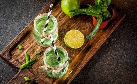 Сок алоэ с лаймом
