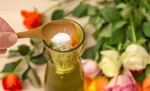 Гранулы свежести помещены в вазу