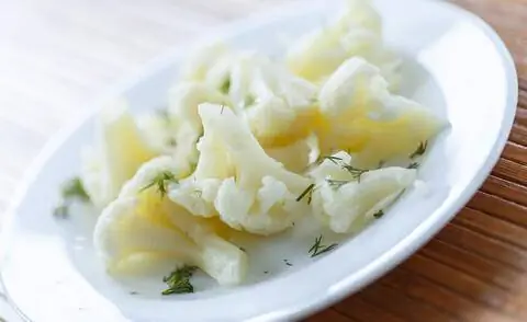Цветная капуста на пару