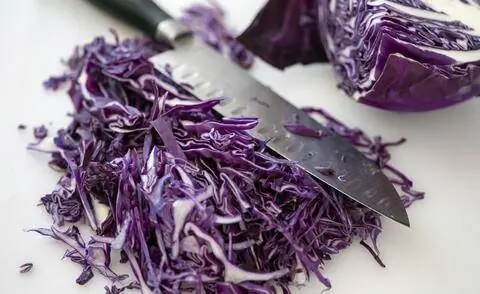 Рубленая красная капуста