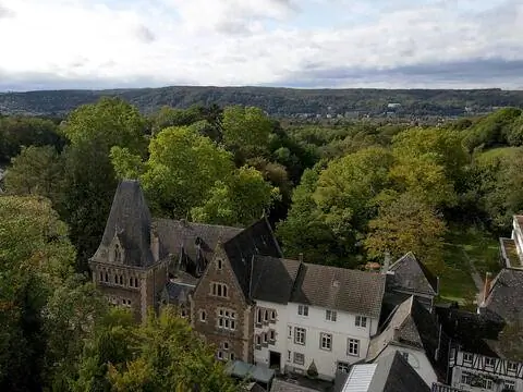 Вид с воздуха на замок Хагерхоф