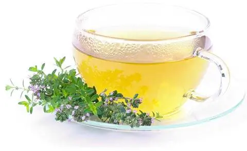 Чай из тимьяна и настоящего тимьяна