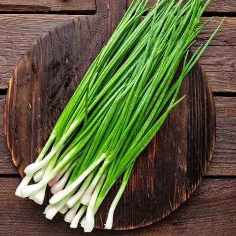 готовый зеленый лук